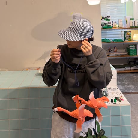 NoCap / Quick shade long bill cap 26 - Poolside check