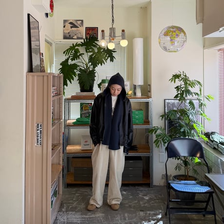 COMFORTABLE REASON /  Wool Hood Scarf