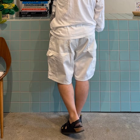 oddment / Big Painter Short WHITE