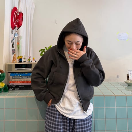 PHEENY / Athletic fleece Zip-up Hoodie