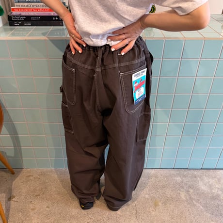oddment / Big Painter Double Knee Pnats Dyed BROWN