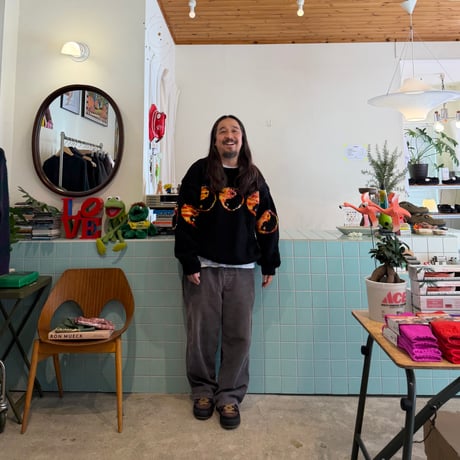 MacMahon Knitting Mills / Crew Neck Knit-Yin & Yang