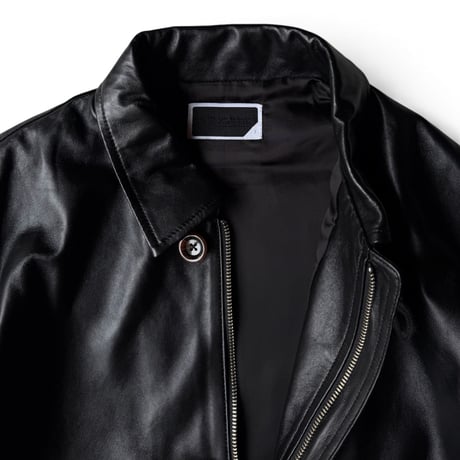 PHINGERIN / LOOP FRONT LEATHER JACKET