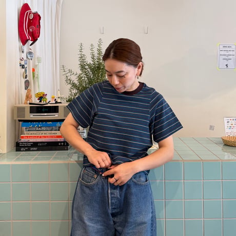 PHEENY / Multi Border Baby Tee