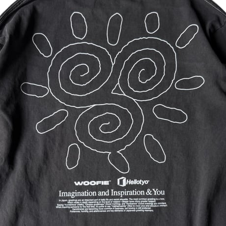 SAYHELLO × Woofie / Pigment The Stroke L/S Tee