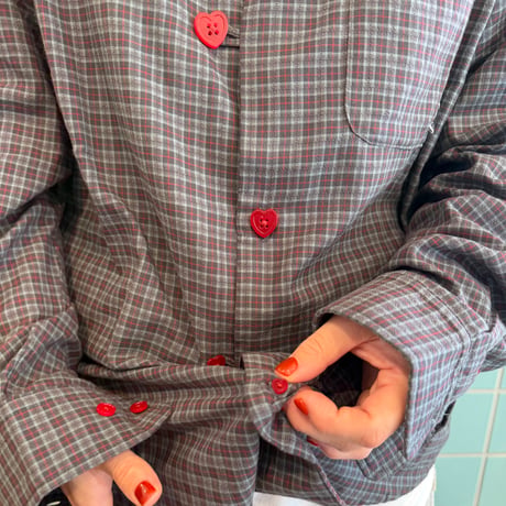 PHINGERIN / FLOATING HEART SHIRT CHECK