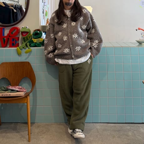 MacMahon Knitting Mills / Button Cardigan-Embroidery