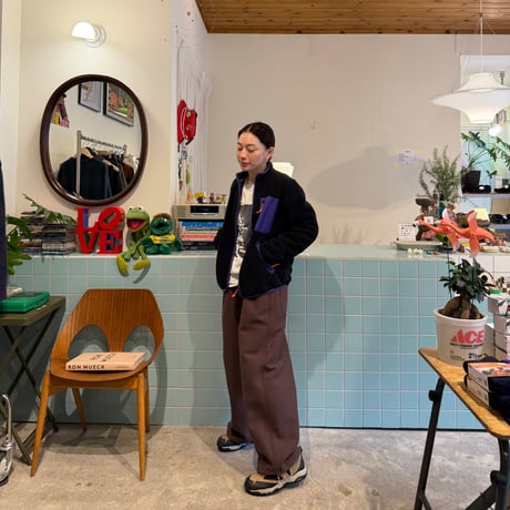 PHEENY / Eco fleece Zip-up Blouson