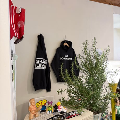 SUB POP / HOODED SWEAT SHIRT "NO COMMENT"