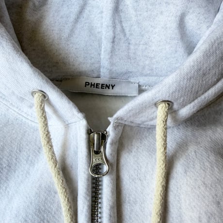PHEENY / Athletic fleece Zip-up Hoodie