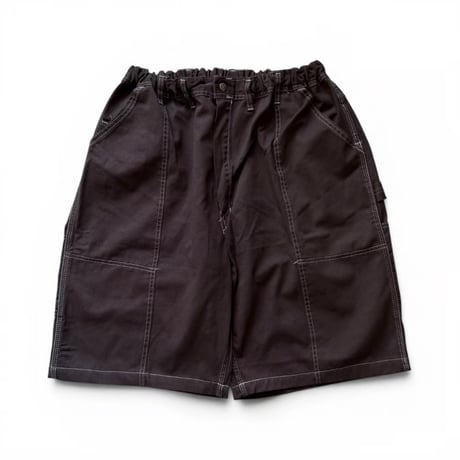oddment / Big Painter Short "Dyed BROWN"