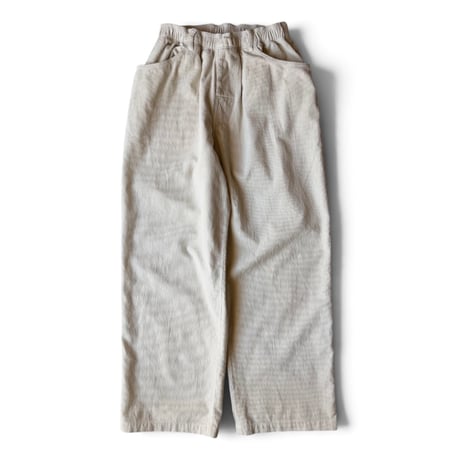 COMFORTABLE REASON / Grid Cord Slacks