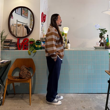 PHINGERIN / CORDY KNIT JACKET STRIPE