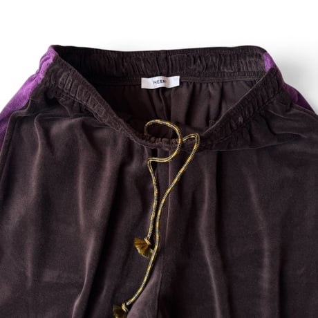 PHEENY / Cotton Velour Side Stripe Shorts