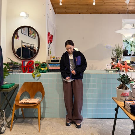 PHEENY / Eco fleece Zip-up Blouson