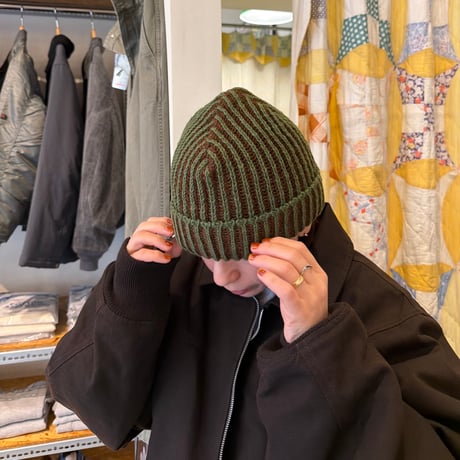 Lakhays / TWO TONE FISHERMAN BEANIE