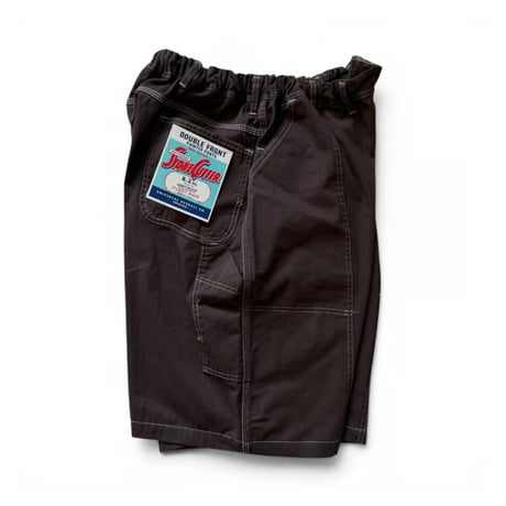 oddment / Big Painter Short "Dyed BROWN"