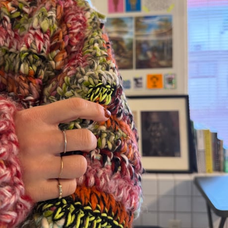 HARIMA / Hand Knit Crew Sweater
