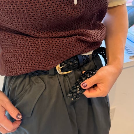 RELAXFIT / IMAGEN DE Mexico Leather mesh belt