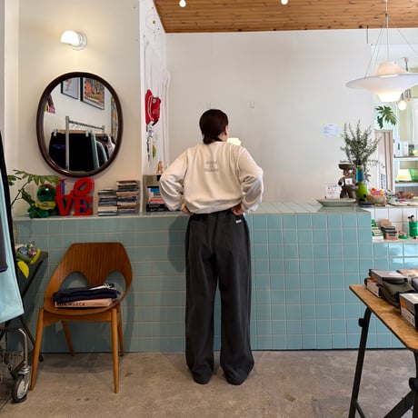 COMFORTABLE REASON / Grid Cord Slacks