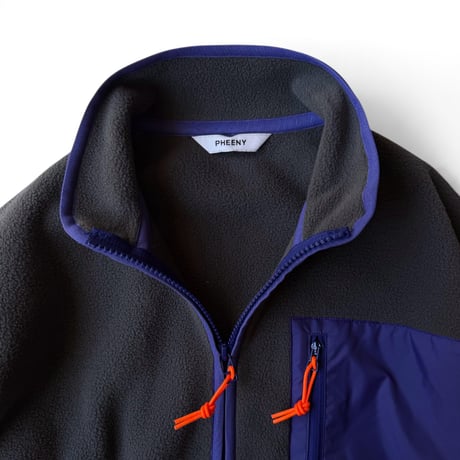 PHEENY / Eco fleece Zip-up Blouson