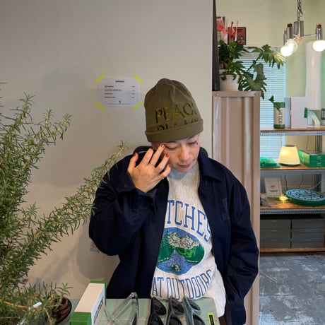 garbage / FLEECE BEANIE（PEACE PLEASE）