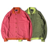 PHINGERIN / STRIPE KNIT SHIRT