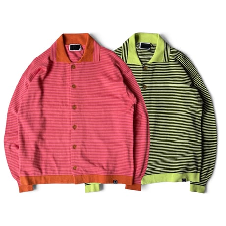 PHINGERIN / STRIPE KNIT SHIRT