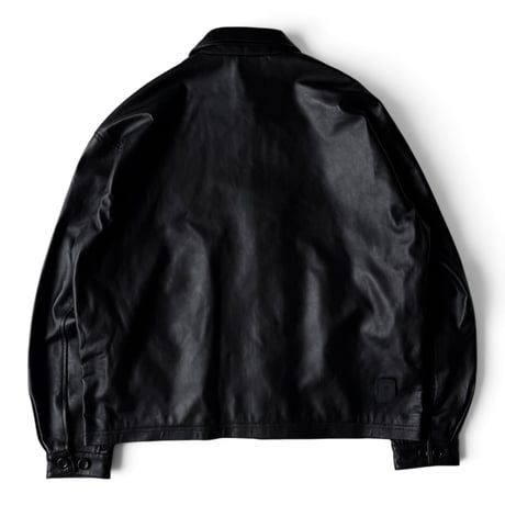PHINGERIN / LOOP FRONT LEATHER JACKET