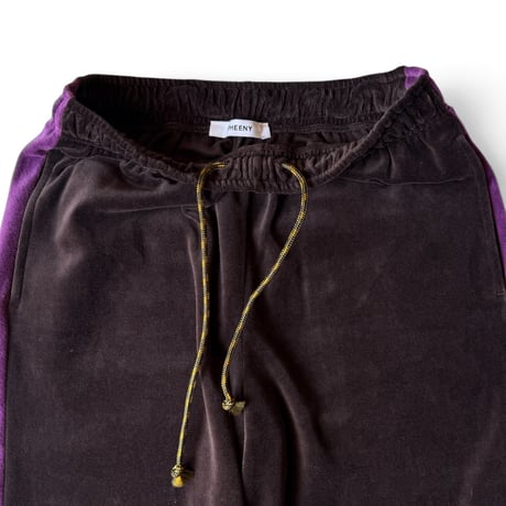 PHEENY / Cotton Velour Side Stripe Pants