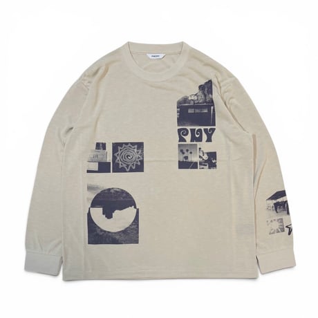 PHEENY / Recycled Polyester Photo L/S Tee