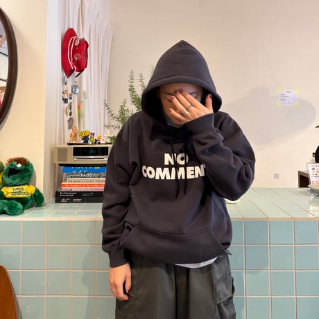 SUB POP / HOODED SWEAT SHIRT "NO COMMENT"