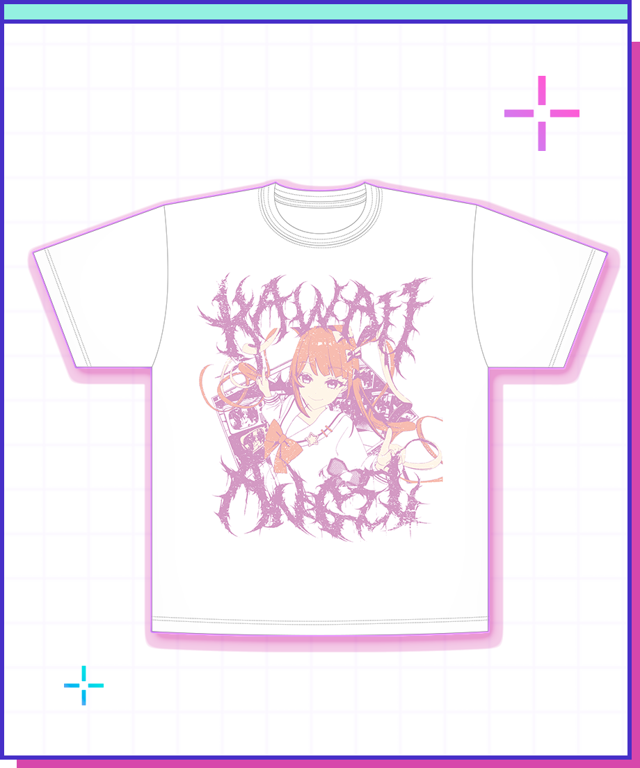 超てんちゃん生誕祭2026】画面の中からジェルばんはTシャツ(Ver.PINK