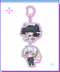 【POP-UP STORE IN 東名阪2026事後通販】みにみにぷらぷらアクキー(あめちゃん＆禰智禍さま)