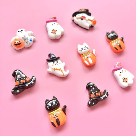 【10個】ハロウィンパーツ①【193】