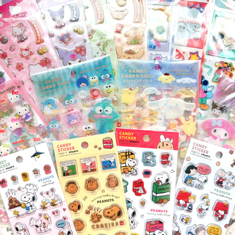 【10枚】正規品キャラクターシール｜おまかせセット｜被りなし