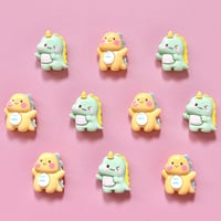 【10個】恐竜デコパーツ 【180】