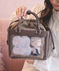 巾着付バッグ（Brown）