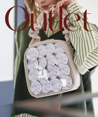【OUTLET】ギャザーハンドルバッグ（Greige ）★トートバッグプレゼント対象外★