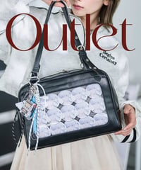 【OUTLET】フラップボストンバッグ（Black）