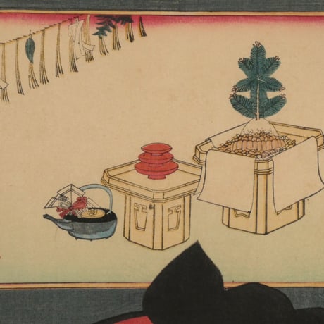 三代歌川豊国 見立十二ヶ月ノ内 正月年始 二月狐忠信/UTAGAWA TOYOKUNIⅢ