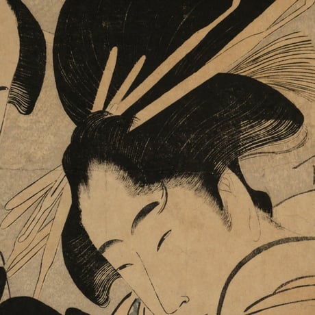 喜多川歌麿 千話鏡月の村雲 尾上 伊太八/KITAGAWA UTAMARO