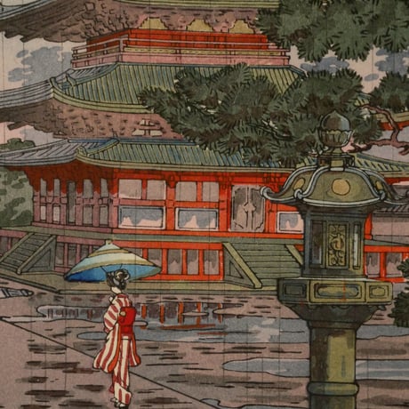 土屋光逸 奈良法隆寺/TSUCHIYA KOITSU Nara Horyuji Temple