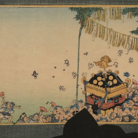 三代歌川豊国 見立十二ヶ月ノ内 五月矢根五郎 六月天王祭/UTAGAWA TOYOKUNIⅢ