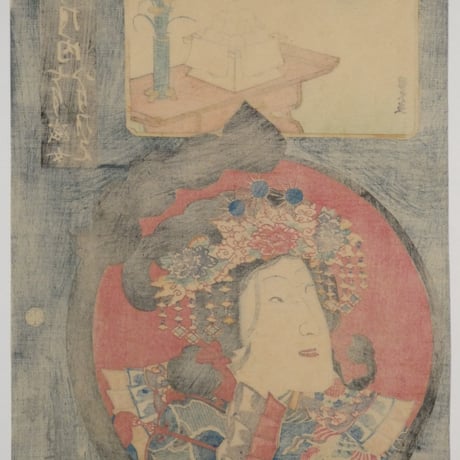 三代歌川豊国 見立十二ヶ月ノ内 七月織女 八月月見/UTAGAWA TOYOKUNIⅢ
