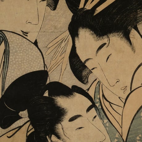 喜多川歌麿 千話鏡月の村雲 尾上 伊太八/KITAGAWA UTAMARO