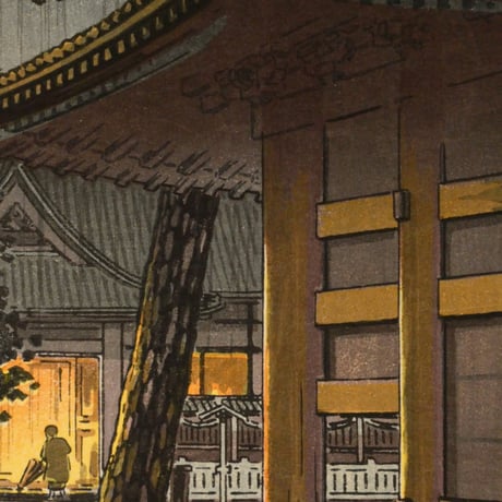 土屋光逸 高輪泉岳寺/TSUCHIYA KOITSU Sengakuji Temple at Takanawa in Tokyo