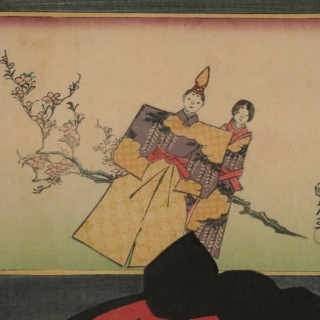 三代歌川豊国 見立十二ヶ月ノ内 三月雛祭 四月鰹売/UTAGAWA TOYOKUNIⅢ