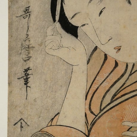 喜多川歌麿 千話鏡月の村雲 みの屋三勝 あかね屋半七/KITAGAWA UTAMARO