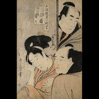 喜多川歌麿 千話鏡月の村雲 みの屋三勝 あかね屋半七/KITAGAWA UTAMARO